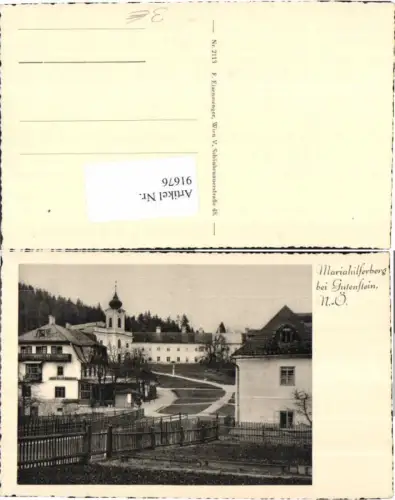 91676,Mariahilferberg b. Gutenstein