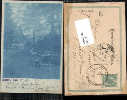 99512,Unikat Rohr im Gebirge Frauen m. Hund beim jausnen