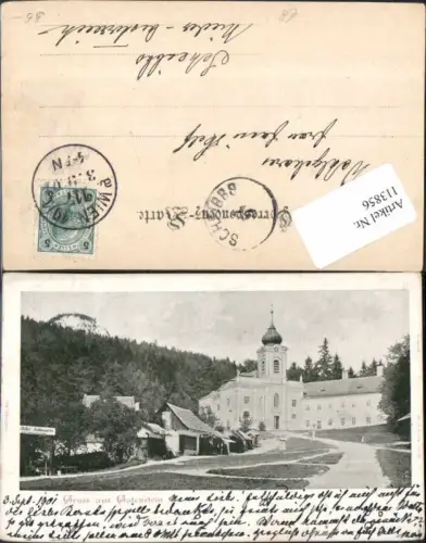 113856,Gruss aus Mariahilferberg bei Gutenstein 1898