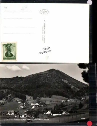 113982,Josef Leitner Gasthaus Myra in Thal bei Pernitz