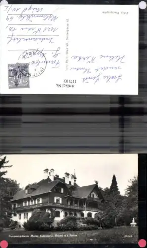 117103,Brunn a. d. Pitten Genesungsheim Mater Salvatoris Front 1967