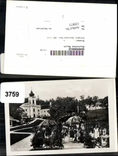 120873,Mariahilferberg b. Gutenstein Gasthaus Gastgarten Leute