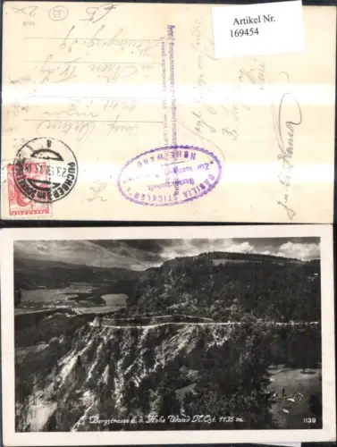 169454,Bergstrasse a. d. Hohen Wand b. Puchberg a. Schneeberg 1935