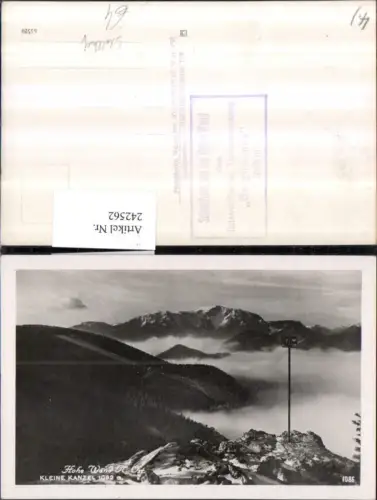 242562,Hohe Wand Kleine Kanzel Bergkulisse b. Stollhof