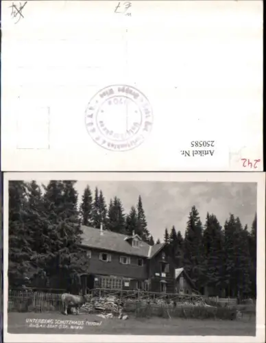 250585,Unterberg Schutzhaus b. Muggendorf