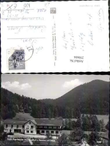 250604,Thal b. Pernitz Gasthof u. Pension Leitner