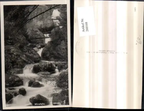 260168,Mirafälle Myrafälle Wasserfall Brücken b. Muggendorf