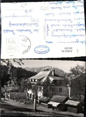 261235,Mariahilfberg Gasthof Moser geg. Schneeberg
