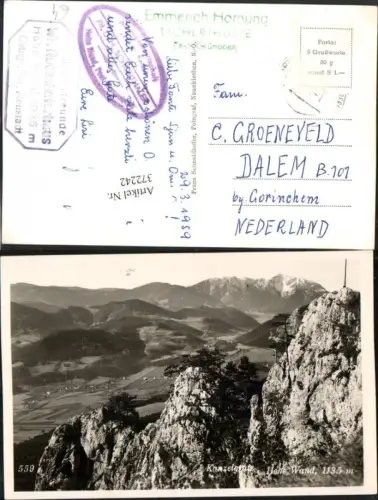 372242,Hohe Wand b. Stollhof Kanzelgrate Bergkulisse