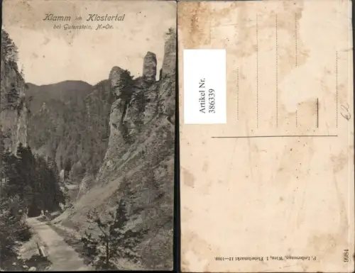 386339,Klamm im Klostertal b. Gutenstein