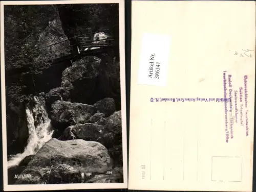 386341,Myrafälle b. Muggendorf Wasserfall pub Anton Kral Berndorf 394