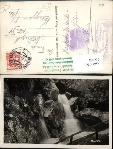386381,Myrafälle b. Muggendorf Wasserfall
