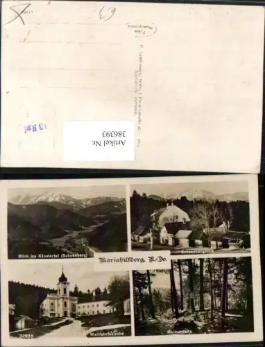 386393,Mariahilfberg b. Gutenstein Kirche Raimundsitz Klostertal Mehrbildkarte
