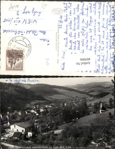 405086,Kirchschlag in d. Buckeligen Welt Totale m. Passionsspielhaus