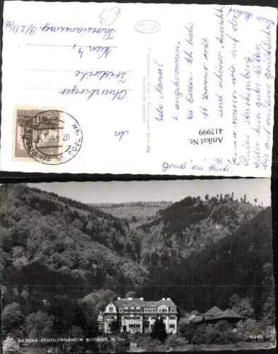 417999,Wopfing b. Waldegg Siemens Erholungsheim