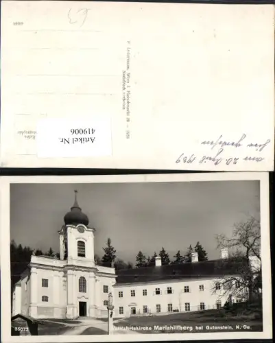 419006,Wallfahrtskirche Kirche Mariahilfberg b. Gutenstein
