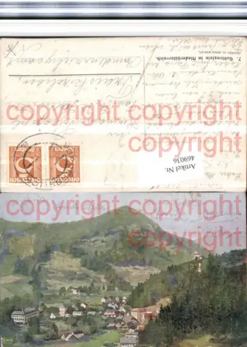 469036,Künstler AK F. Jung Guttenstein Gutenstein Totale