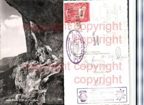 469044,Hohe Wand b. Stollhof Hanslsteig Felswand