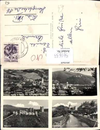 561633,Mehrbild Ak Kirchschlag in der Buckeligen Welt Burgruine Totale