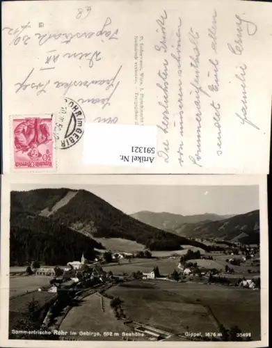 591321,Rohr im Gebirge m. Gippel