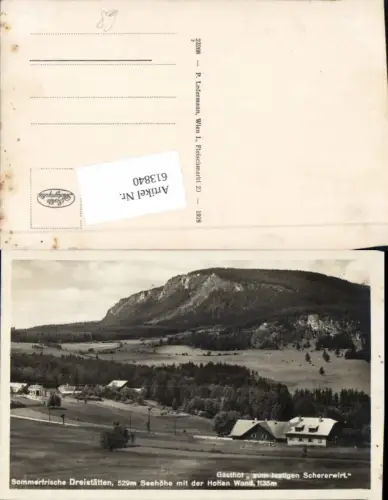 613840,Dreistätten Dreistetten Gasthof zum lustigen Schererwirt