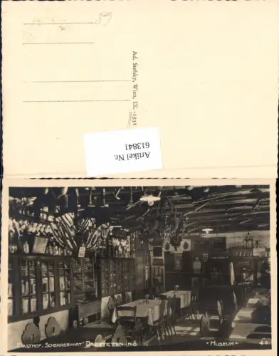 613841,Dreistätten Dreistetten Gasthof zum lustigen Schererwirt Museum