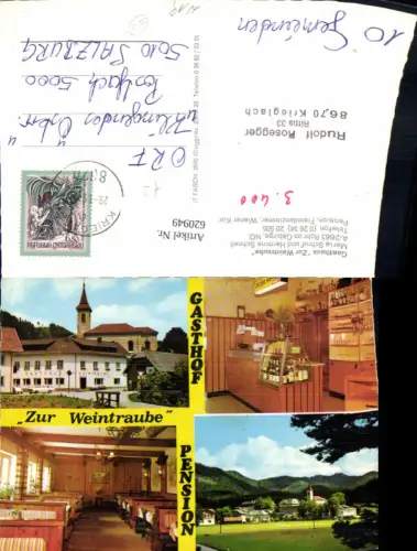 620949,Mehrbild Ak Rohr im Gebirge Gasthaus Zur Weintraube