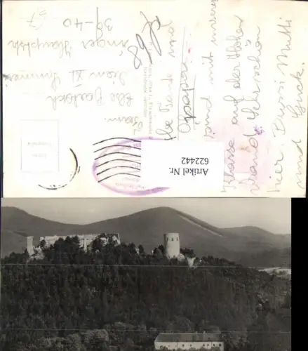 622442,Foto Ak Markt Piesting Ruine Starhemberg