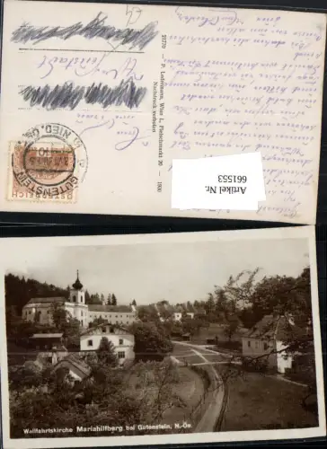 661553,Foto Ak Mariahilfberg b. Gutenstein Wallfahrtskirche