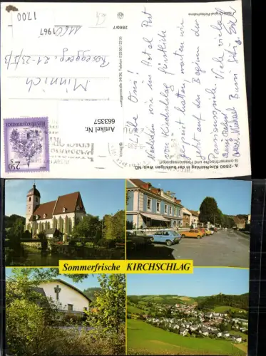 663357,Mehrbild Ak Kirchschlag i. d. Buckligen Welt VW Golf