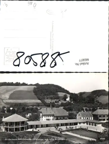 665877,Foto Ak Kirchschlag i. d. buckligen Welt Strandbad