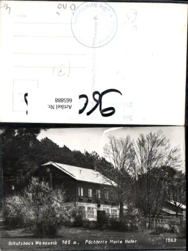 665888,Foto Ak Feichtenbach Pernitz Schutzhaus Waxeneck Waxeneckhaus