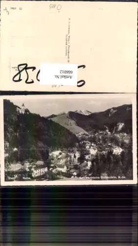 666012,Foto Ak Gutenstein