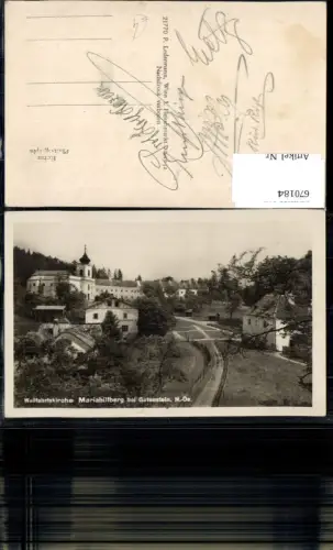 670184,Foto Ak Wallfahrtskirche Mariahilfberg Gutenstein