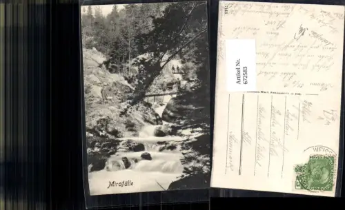 672583,Mirafälle Myrafälle Wasserfall Muggendorf pub P. Ledermann 7443