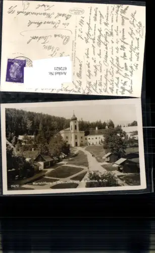 672621,Foto Ak Mariahilfberg in Gutenstein Kirche