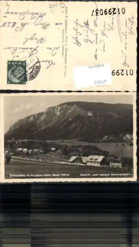 677972 Dreistätten Dreistetten Markt Piesting Scherrerwirt Gasthaus