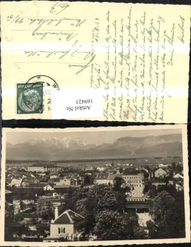 169423,Wiener Neustadt m. Schneeberg u. Hohe Wand 1939