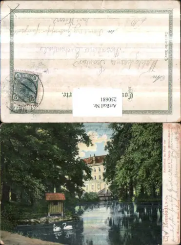 250681,Wiener Neustadt Knollteich im Park d. k. u. k. Theresia Militär-Akademie