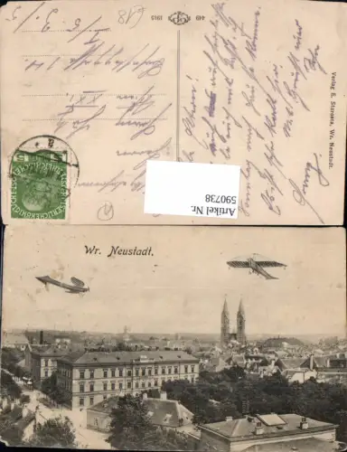 590738,Fotomontage Wiener Neustadt Flugzeug