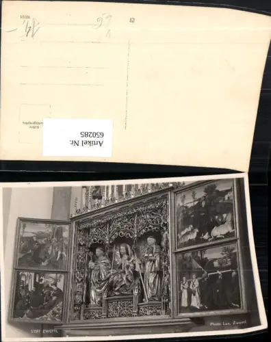 650285,Foto Ak Stift Zwettl Ansicht Altar pub Photo Lux