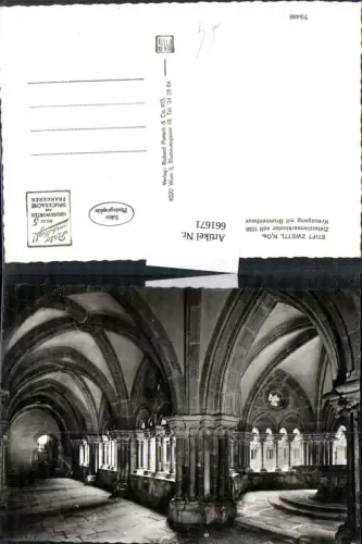 661671,Foto Ak Stift Zwettl Zisterzienserkloster Kreuzgang