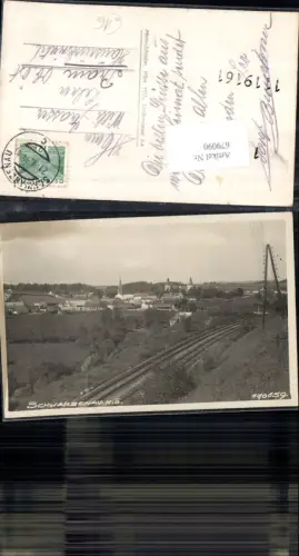 679090 Schwarzenau im Waldviertel Bahngleise Zwettl