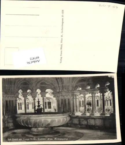 697472 Zwettl am Kamp Brunnen Kreuzgang