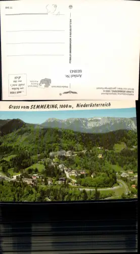603843,Semmering Totale pub Alpine Luftbild 77248