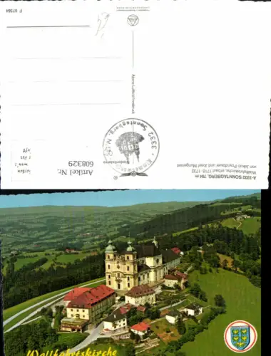 608329,Sonntagberg Wallfahrtskirche Rosenau a. Sonntagberg pub Alpine Luftbild F 67564