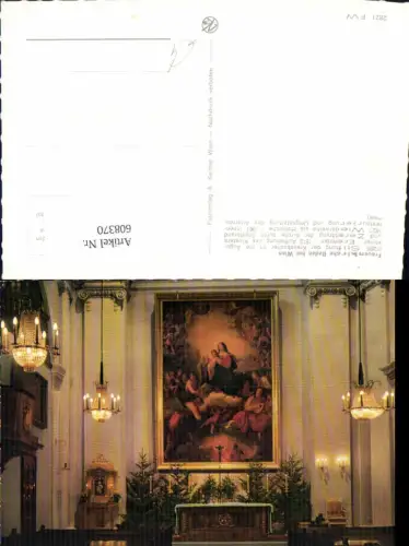 608370,Baden b. Wien Frauenkirche Innenansicht Altar
