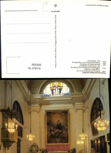 608386,Baden b. Wien Frauenkirche Innenansicht Kirche Altar