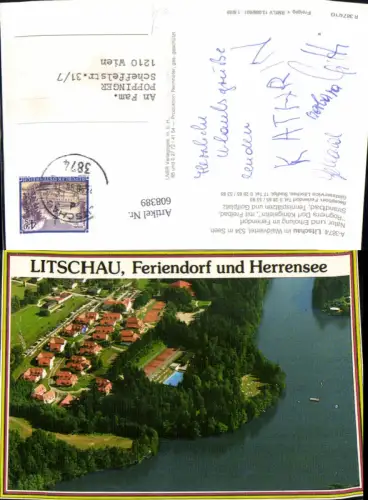 608389,Luftbild Litschau i. Waldviertel Feriendorf u. Herrensee
