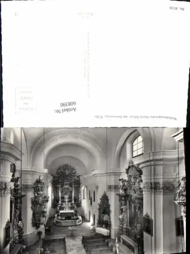 608390,Foto Ak Wallfahrtskirche Maria Schutz a. Semmering Kirche Innenansicht